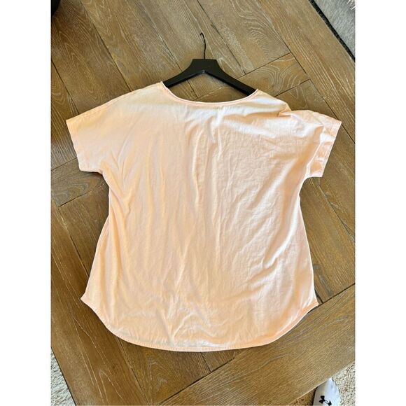 InCashmere Luxury Crew Neck Cotton Short Sleeve Tee Size Medium - Picture 6 of 8